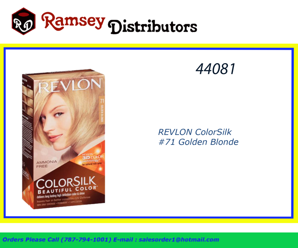 Revlon Colorsilk Golden Blonde Ramsey Distributors