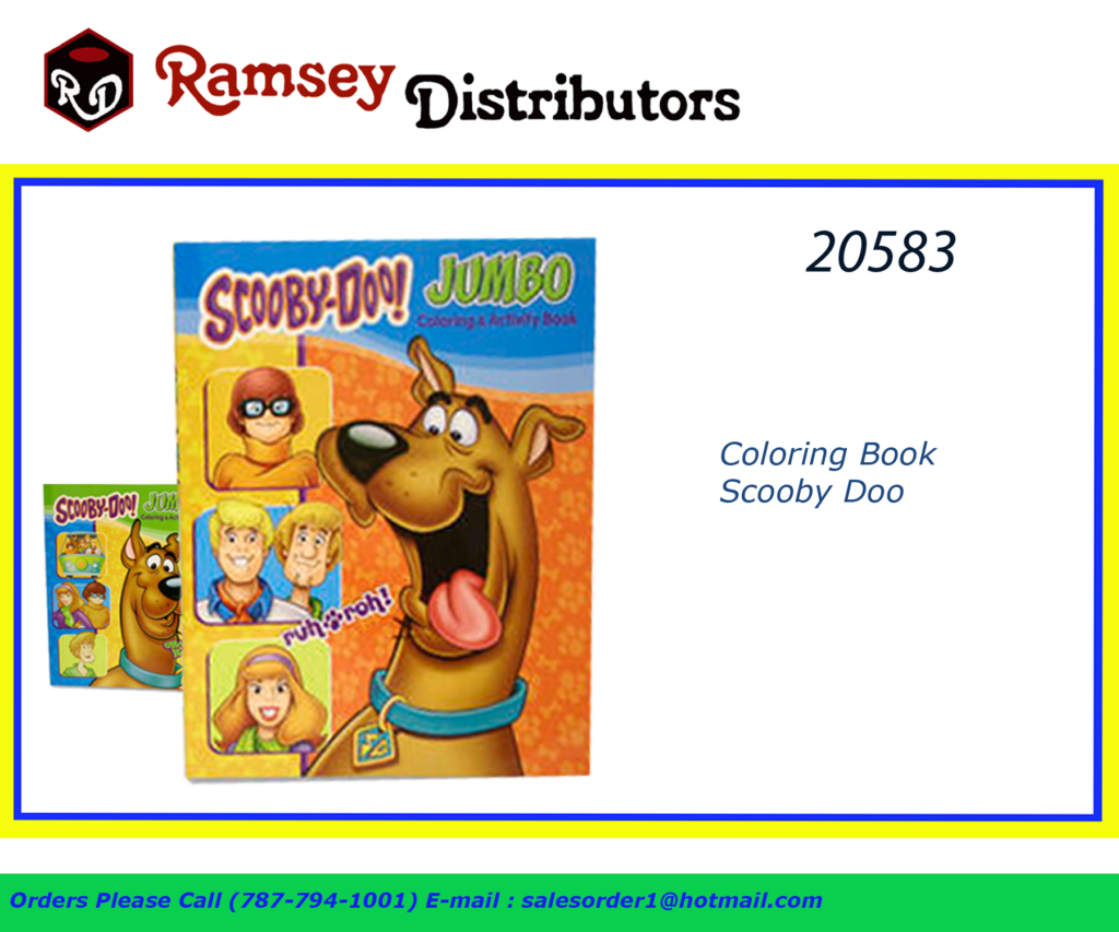 20583 Coloring Book Scooby Doo Ramsey Distributors