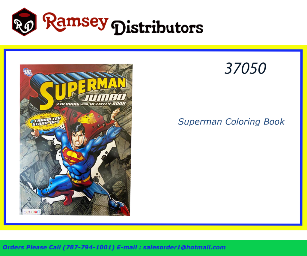 37050 Coloring Book Superman Ramsey Distributors