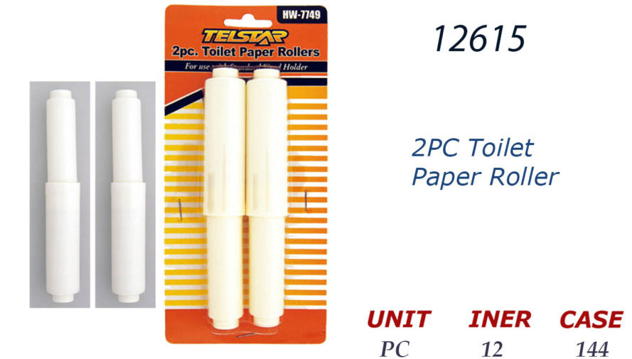 12615 HW7749 2pc Toilet Paper Roller Ramsey Distributors